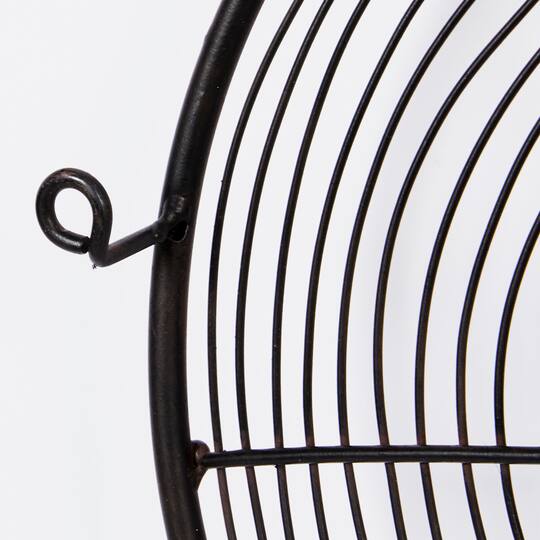 Black Iron & Wood Eclectic Wall Décor